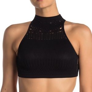 NWT Fee People So Bright Brami Bralette Black Size Xs/S